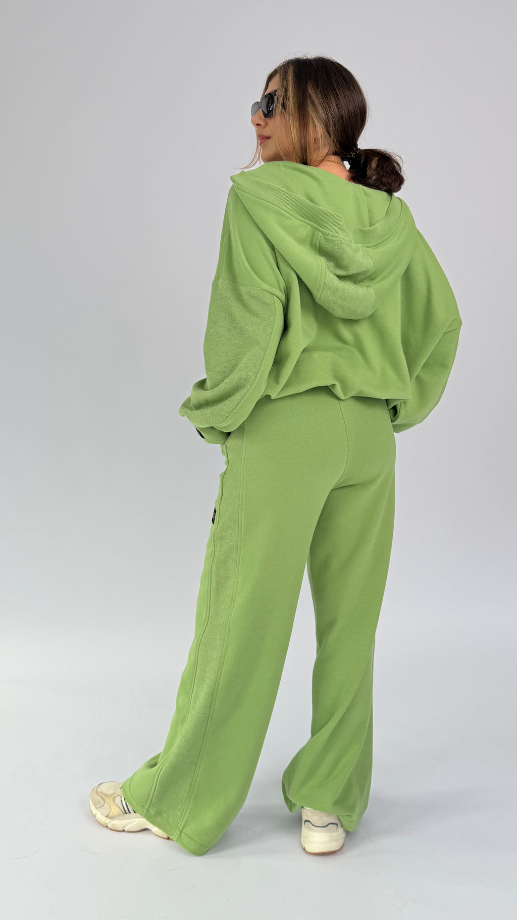 Oversize Hoodie 2-Teiler, einfarbig