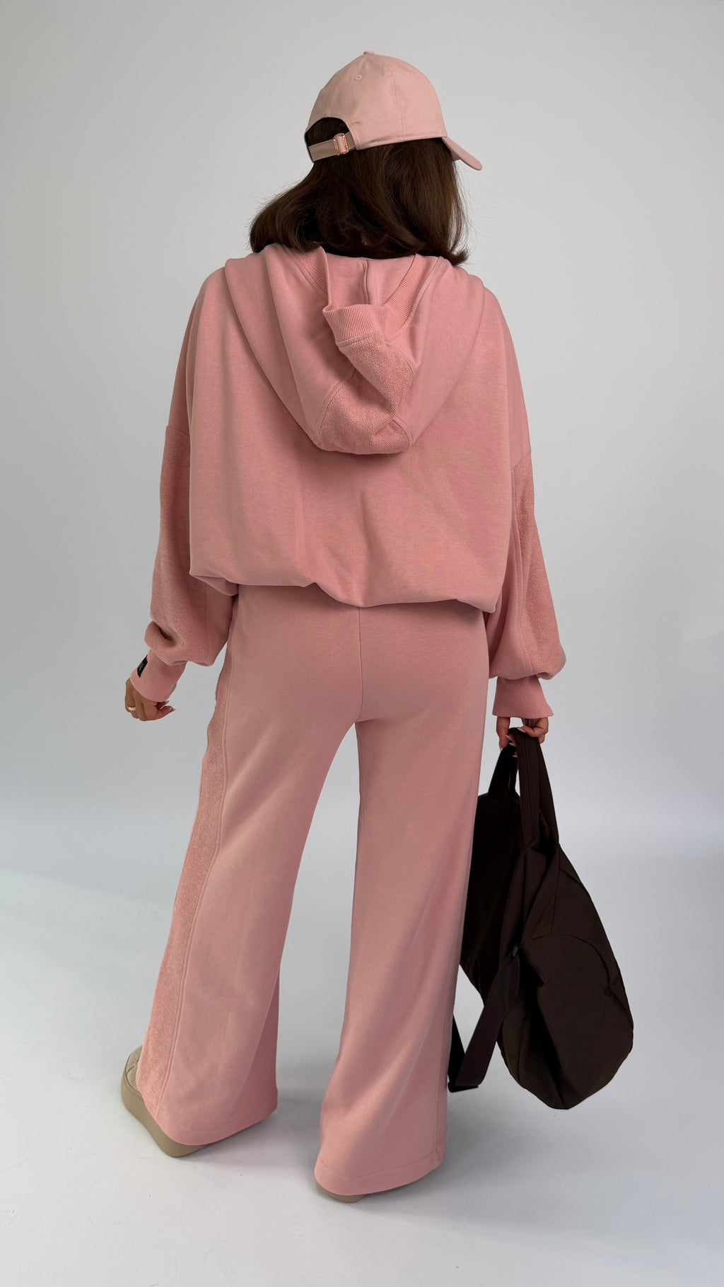 Oversize Hoodie 2-Teiler, einfarbig