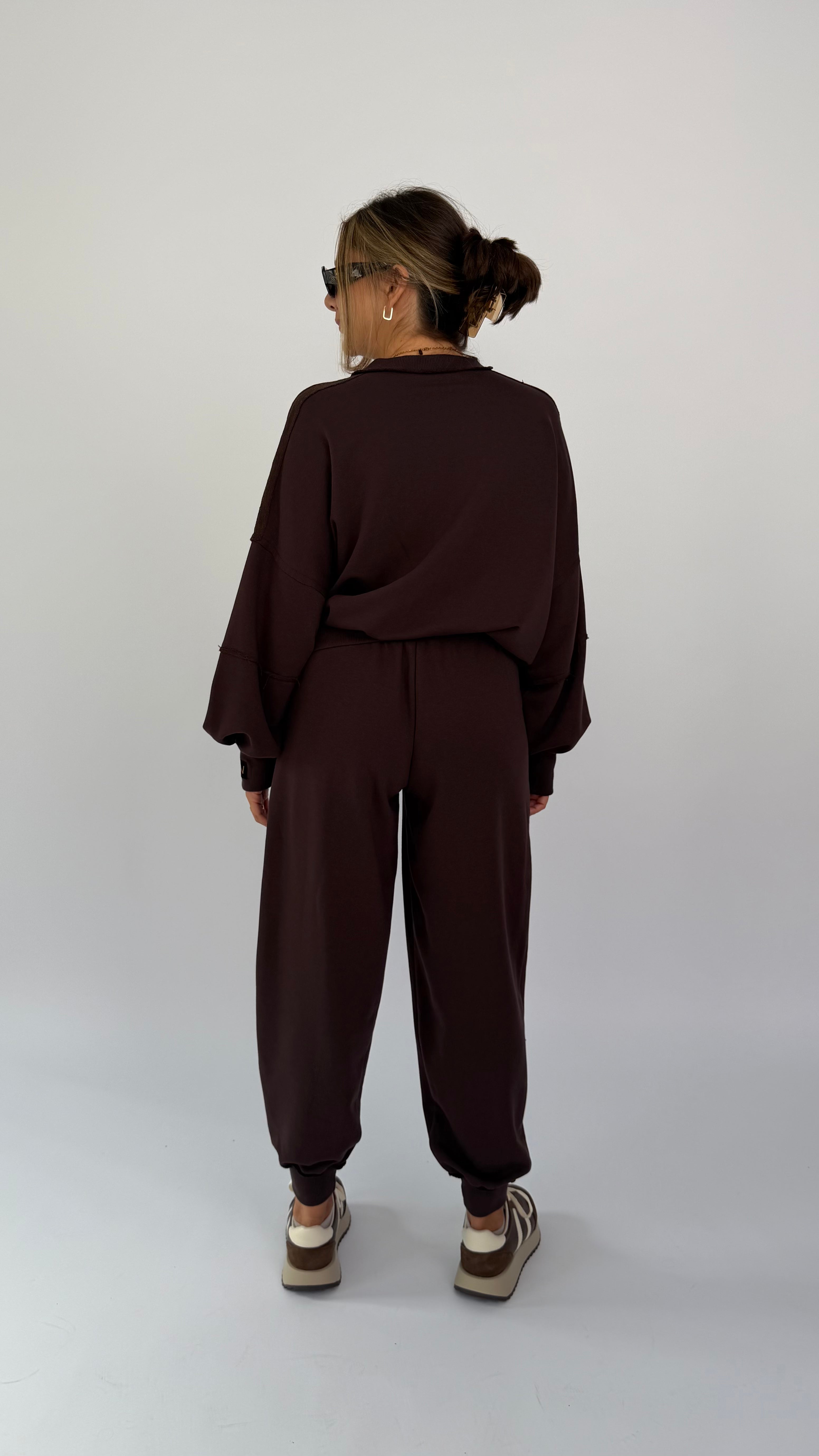 Oversize 2-Teiler, round neck, jogger