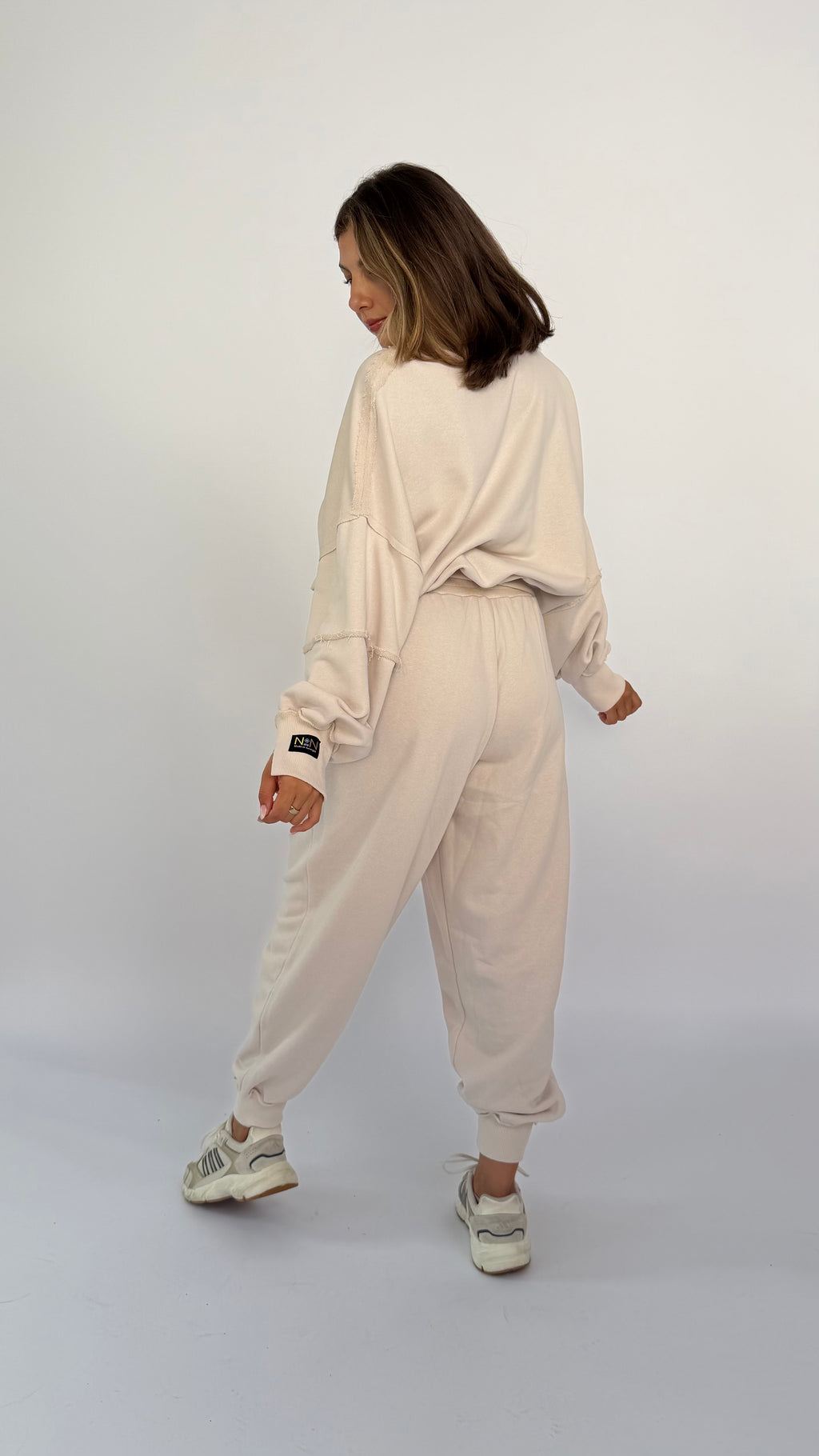 Oversize 2-Teiler, round neck, jogger